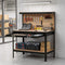Giantz 120cm Workbench Pegboard Work Table 20 Hooks