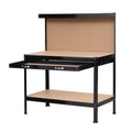 Giantz 120cm Workbench Pegboard Work Table 20 Hooks