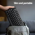 Wireless Keyboard Mouse Combo Bluetooth 104 Keys Black PC Laptop