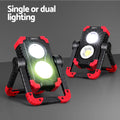 Giantz LED Work Light Rechargeable USB Cordless Torch Rotating Folding