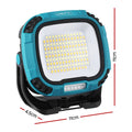 Giantz Rechargeable LED Work Light USB Cordless Magnetic Torch Lamp
