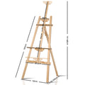 Artiss Painting Easel Pine Wood 147cm Tall Artist Stand
