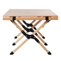 Gardeon 120CM Wooden Picnic Table Egg Roll Camping Desk