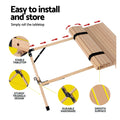 Gardeon 90cm Wooden Picnic Table Camping Desk Outdoor Furniture