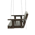 Gardeon 3 Seater Porch Swing Chair Wooden Brown Outdoor Bench