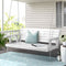 Gardeon 3 Seater Wooden Porch Swing Chair White Outdoor Bench