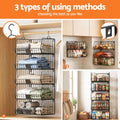 Artiss 5 Tier Stackable Closet Organizers and Storage Closet Hanging Storage Organizer Shelves