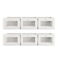 Artiss 6 Pack Linen Closet Organizers and Storage Foldable Clothing Bins