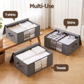 Artiss 6 Packs Clothes Storage Bags 35L Foldable Closet Organizer Storage Bins