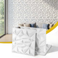 Artiss 3D Wall Panels Diamond PVC 50x50cm Set of 15