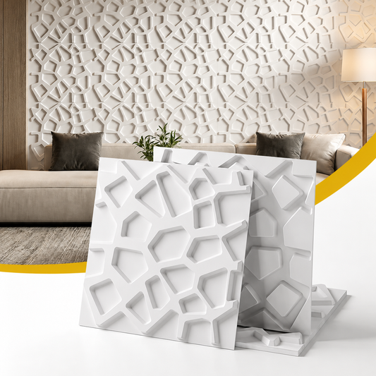 Artiss 3D Wall Panels PVC 50x50cm Set of 15 Decorative