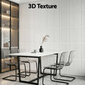 Artiss 3D Wall Panels 50x50cm PVC Set of 15 Vertical