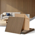 Artiss 10x Peel Stick Wall Panels 68x68cm Self Adhesive Brown