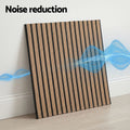 Artiss 10x Peel Stick Wall Panels 68x68cm Self Adhesive Brown
