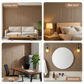 Artiss 10x Peel Stick Wall Panels 68x68cm Self Adhesive Brown