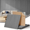 Artiss 10x Wall Panels 68x68cm Self Adhesive Grey Tiles