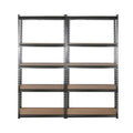Giantz 4x1.8M Garage Shelving Warehouse Rack Storage Charcoal