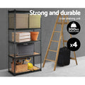 Giantz 4x1.8M Garage Shelving Warehouse Rack Storage Charcoal