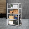 Giantz 1.8M Steel Warehouse Racking Shelves Garage Storage Silver