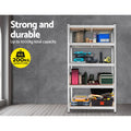 Giantz 1.8M Steel Warehouse Racking Shelves Garage Storage Silver