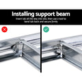 Giantz 1.8M Steel Warehouse Racking Shelves Garage Storage Silver