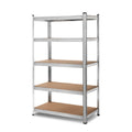 Giantz 1.8M Steel Warehouse Racking Shelves Garage Storage Silver