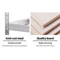 Giantz 2x1.8M Garage Shelving Rack Storage Silver Pallet