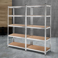 Giantz 2x1.8M Garage Shelving Rack Storage Silver Pallet