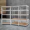 Giantz 5x1.8m Garage Shelving Warehouse Rack Storage Silver