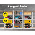 Giantz 5x1.8m Garage Shelving Warehouse Rack Storage Silver