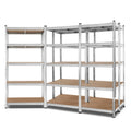 Giantz 5x1.8m Garage Shelving Warehouse Rack Storage Silver