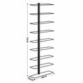 Artiss Wall Mounted Wine Rack 9 Bottle Metal Black Display Storage