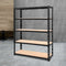 Giantz 1.8M Garage Shelving Rack Black Storage Shelf Pallet