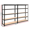 Giantz 2.4M x 1.8M Garage Shelving Warehouse Rack Storage
