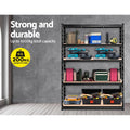 Giantz 2.4M x 1.8M Garage Shelving Warehouse Rack Storage