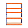 Giantz 1.8M Garage Shelving Rack Storage Blue Heavy Duty