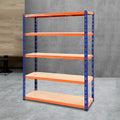 Giantz 1.8M Garage Shelving Rack Storage Blue Heavy Duty