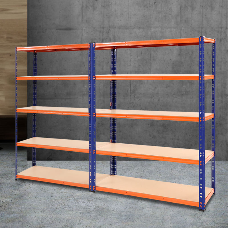 Giantz 2.4Mx1.8M Garage Shelving Warehouse Rack Storage Blue