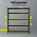 Giantz Garage Shelving 1.8M x 1.2M Warehouse Rack