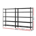 Giantz 1.8m x 2.4m Garage Shelving Warehouse Rack