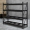 Giantz 2x2M Garage Shelving Rack Black Storage