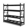Giantz 2x2M Garage Shelving Rack Black Storage