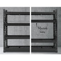 Giantz 4Mx2M Garage Shelving Rack Black Warehouse Storage