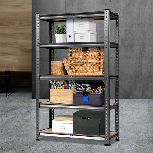 Giantz 1.5M Garage Shelving Rack Storage Charcoal