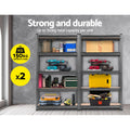 Giantz 2x1.5M Steel Warehouse Racking Shelving Storage Garage