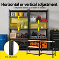 Giantz 2-Rack Garage Shelving 1.5X0.7m Warehouse Shelves Storage Rack Pallet Racking