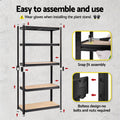 Giantz 2-Rack Garage Shelving 1.5X0.7m Warehouse Shelves Storage Rack Pallet Racking