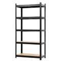 Giantz Garage Shelving 1.6x0.8m Storage Rack Black