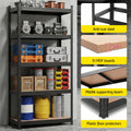 Giantz Garage Shelving 1.6x0.8m Storage Rack Black