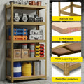 Giantz Garage Shelving 1.6x0.8m Storage Rack Yellow